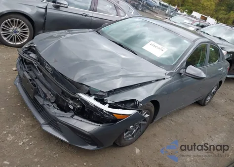 2024 Hyundai Elantra Hybrid Blue from USA, damaged, VIN KMHLM4DJ8RU103700